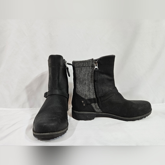 Eddie Bauer Covey black  boots women's size 8 - Picture 4 of 14